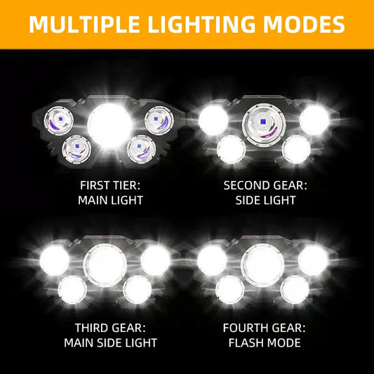 5 LED Headlamp